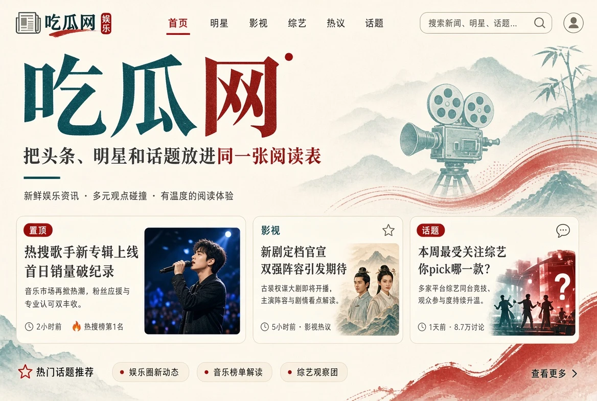 吃瓜网每日热点封面